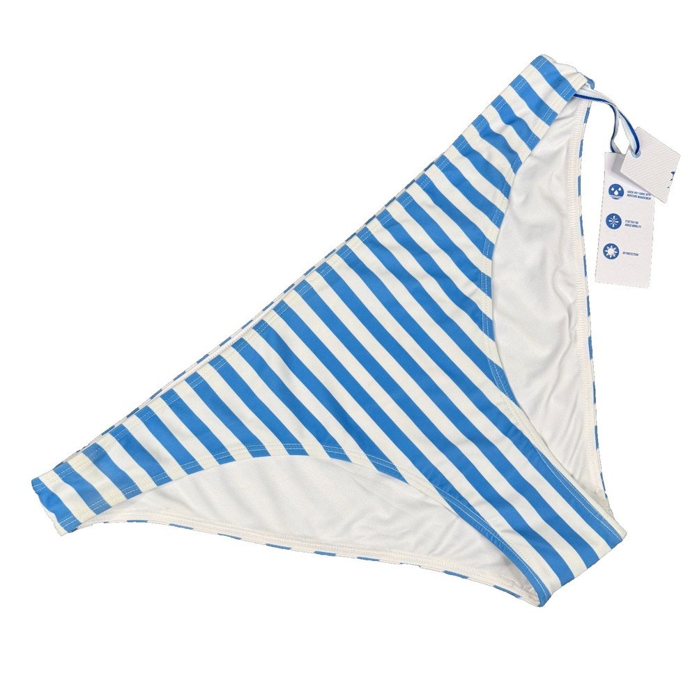 Southern Tide Bikini Bottom Womens XL Blue White Stripe Swim Nautical NWT 9748